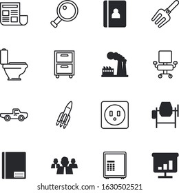 business vector icon set such as: chart, art, farming, industry, employees, sky, filing, simple, front, red, dial, pattern, interior, pencil, button, smoke, drawing, display, stylish, manufacturing