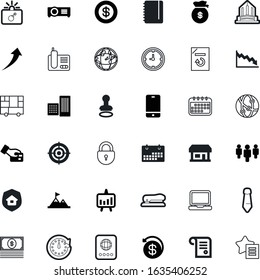 business vector icon set such as: mountain, silhouette, service, focus, video, professional, cell, stapler, one, pattern, continent, elegance, control, cost, buildings, container, pile, signature