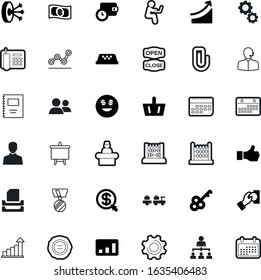 business vector icon set such as: fashion, ribbon, badge, food, salary, bag, support, paying, winner, pound, digital, agent, illuminated, event, receptionist, sit, gold, safe, emoticon, championship