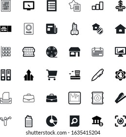 business vector icon set such as: configure, telephone, globes, cellular, educational, petrol, ring, reader, wireless, support, analyzing, card, trendy, class, direction, pass, checkered, seats