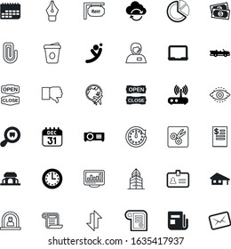 business vector icon set such as: newspaper, tax, box, scissor, pointer, statistic, analysis, flying, december, receive, refresh, steam, around, sky, glass, dollar, table, salary, present, press