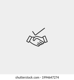 Business vector icon for web and design