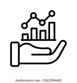 Icono de vector de negocio que puede modificar o editar fácilmente

