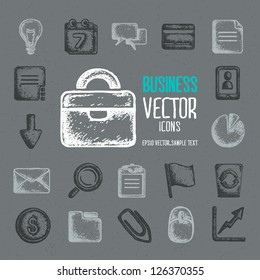 Business vector icons