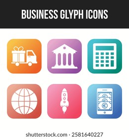 Business vector icons pack for personal and commercial use