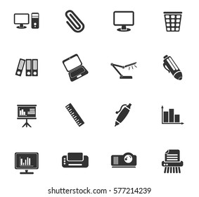 business vector icons for user interface design