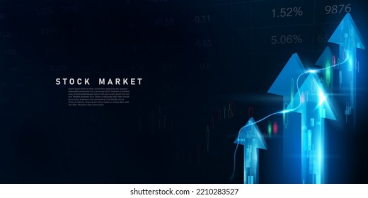 business vector illustration design Stock market charts or Forex trading charts for business and finance ideas.