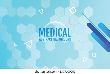 Business vector illustration. Space for text. Vector Abstract science Background. Medicine and science concept.