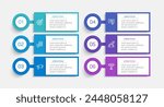 Business vector infographic design template with icons and 6 options or steps. Can be used for process diagram, presentations, workflow layout, banner, flow chart, info graph