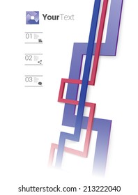 Business vector infographics page composition for marketing or presentation