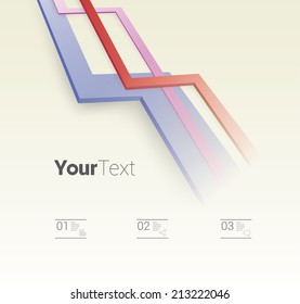 Business vector infographics page composition for marketing or presentation