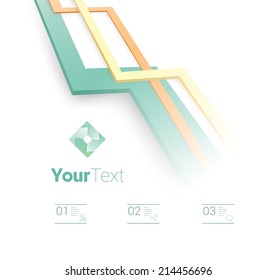 Business vector infographics page composition for marketing or presentation