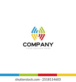 Business vector logo design, Abstract and creative icon logo design. Company Name and Slogan