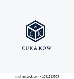 Business vector logo design template. Geometric elements brand identity