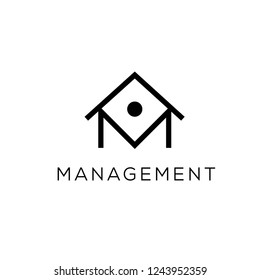 Business vector logo. M letter logo