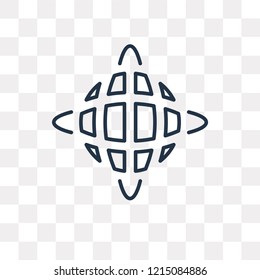 Business vector outline icon isolated on transparent background, high quality linear Business transparency concept can be used web and mobile
