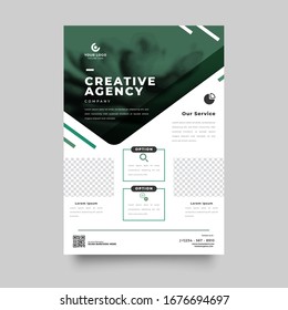 Business vector set. Brochure template layout, cover design annual report, flyer in A4 with colourful geometric shapes for PR, business, tech on bright background. Abstract creative design