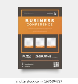 Business vector set. Brochure template layout, cover design annual report, flyer in A4 with colourful geometric shapes for PR, business, tech on bright background. Abstract creative design