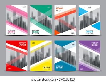 Business vector set, Brochure template layout, cover design, annual report, magazine ads, Book, polygon, flyer in A4, company profile, newsletter, poster, presentation