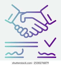 Diseño de íconos de Vector de negocios