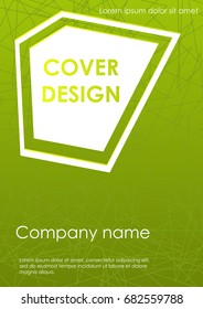 Business vector template. Book cover, Annual report design layout. Brochure, catalog. Simple pattern. Flyer promotion. magazine, Presentation cover. Abstract Vector illustration.