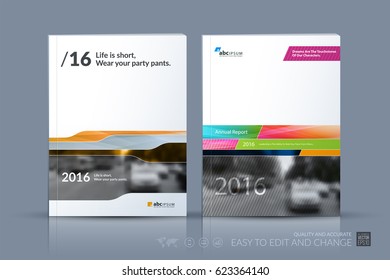 Business vector template. Brochure design, cover modern layout annual report, poster, flyer in A4 with colourful abstract geometric shapes for construction, teamwork theme with texture background.