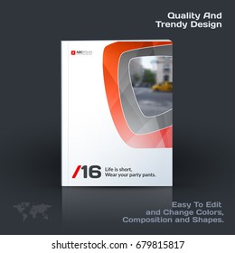 Business vector template, brochure design, abstract annual report, cover modern layout, flyer in A4 with colourful soft, rounded shapes for print, internet with light background