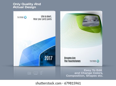Business vector template, brochure design, abstract annual report, cover modern layout, flyer in A4 with colourful soft, rounded shapes for print, internet with light background. Set