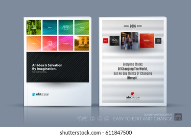 Business vector template. Brochure layout, cover modern design annual report, poster, flyer in A4 with colourful geometric shapes and grey lines for construction with abstract texture background.