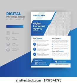 Business Vector template design for business brochure, flyer, poster, presentation, annual report, magazine cover, leaflets A4 Vector illustration