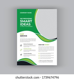 Business Vector template design for business brochure, flyer, poster, presentation, annual report, magazine cover, leaflets A4 Vector illustration