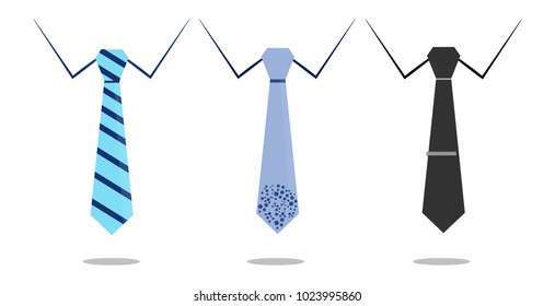 Business vector tie designs.