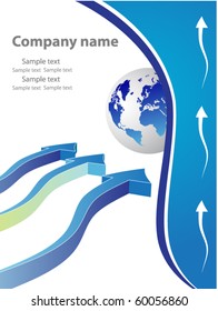 Business vector, visit card