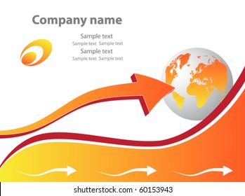 Business vector, visit card
