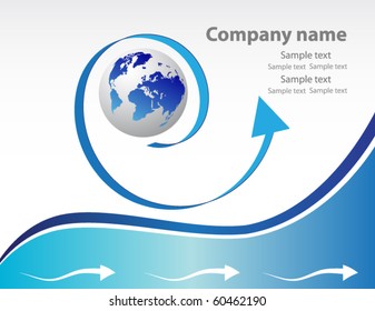 Business vector, visit card
