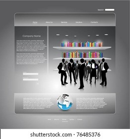 business vector web template