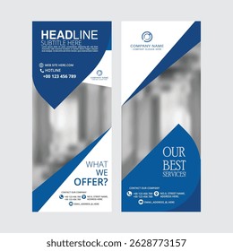 business vertical banner design templates vector
