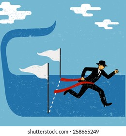 Business victory 