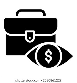Business Vision Icon Element For Design