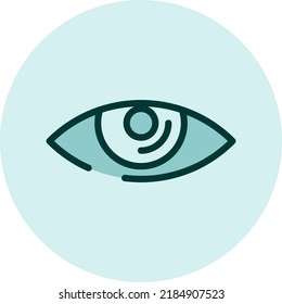 Business vision, illustration, vector on a white background.