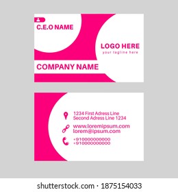Business and visiting card illustration vector dedign.