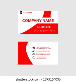 Business and visiting card illustration vector dedign.