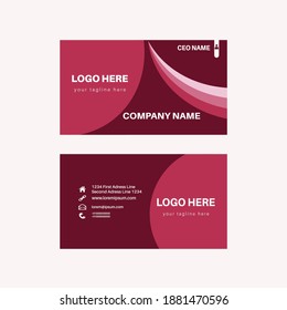Business and visiting template card design for business.
