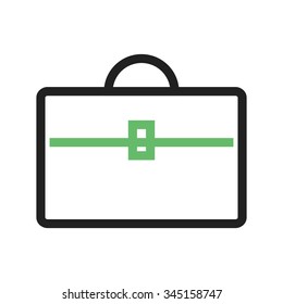 Business, walking, briefcase icon vector image. Can also be used for office. Suitable for use on web apps, mobile apps and print media.