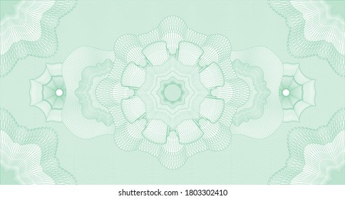 Business watermark. Pattern money. Intense illustration. Complex design. 