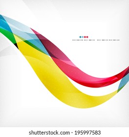 Business wave corporate background