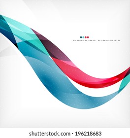 Business Wave Corporate Background Flyer Brochure Stock Vector (Royalty ...