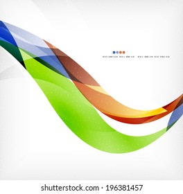 Business wave corporate background, flyer, brochure design template