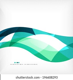 Business wave corporate background, flyer, brochure design template