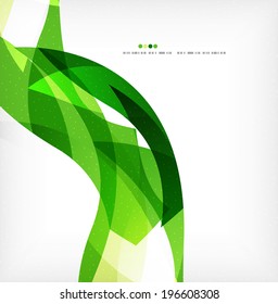 Business wave corporate background, flyer, brochure design template